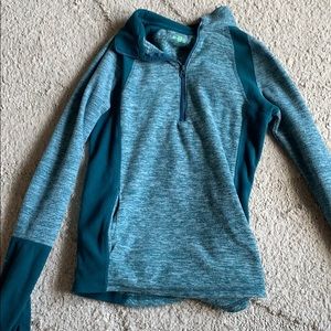 SO blue zip up jacket